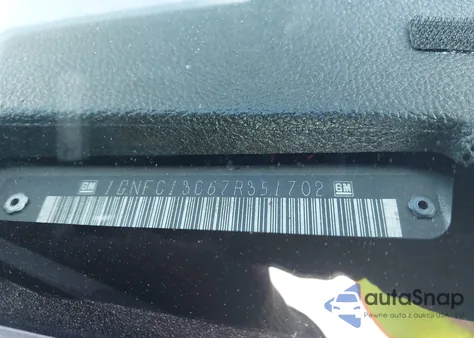 2007 Chevrolet Tahoe Ls из США, поврежденный, VIN 1GNFC13C67R351702